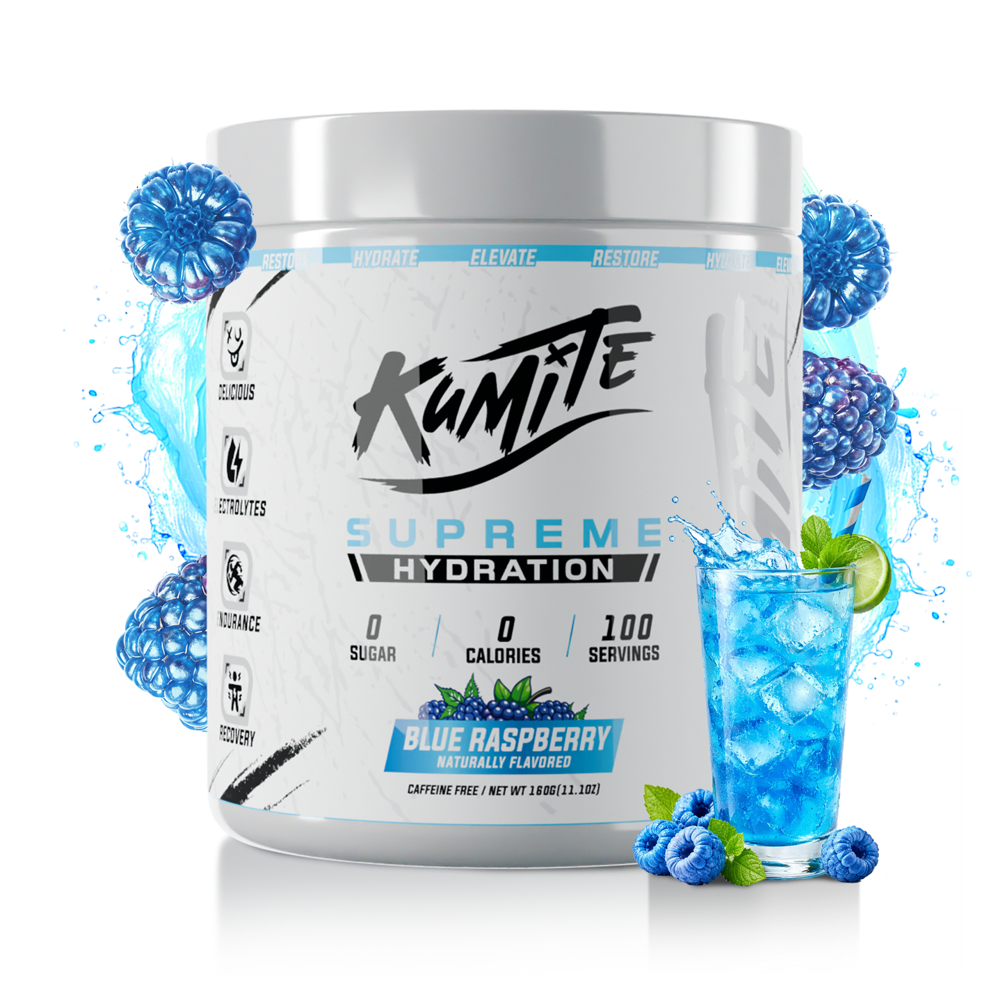 Blue Raspberry (100 porsjoner)