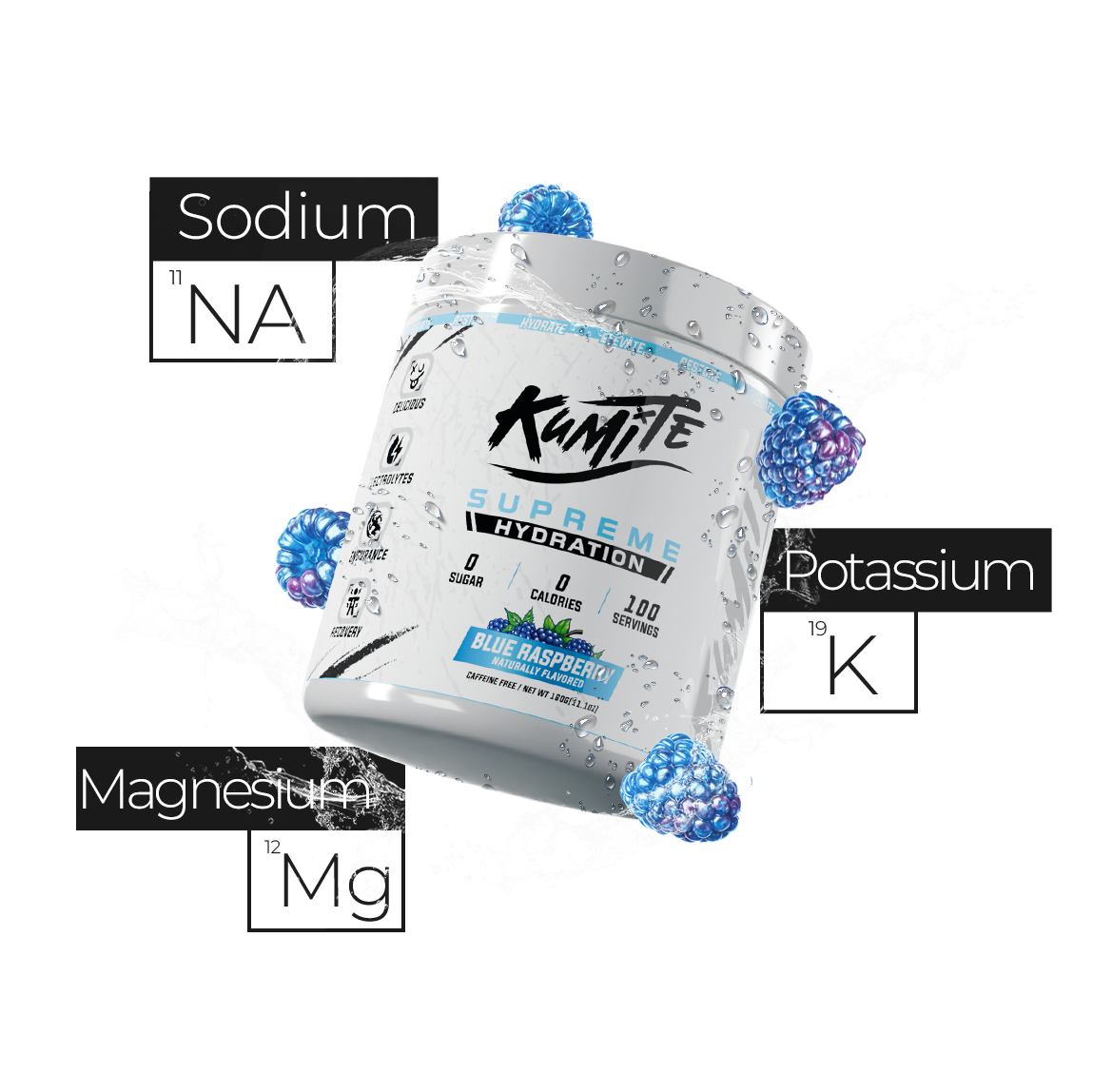 Blue Raspberry (100 porsjoner)